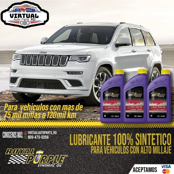 Aceite Royal Purple Alto Millaje HMX 5w-20 - Image 4