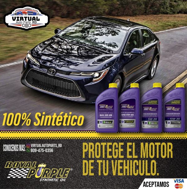 Aceite Royal Purple High Performance 10w30 API SP/ ILSAC GF-6A 100% Sintetico - Image 2