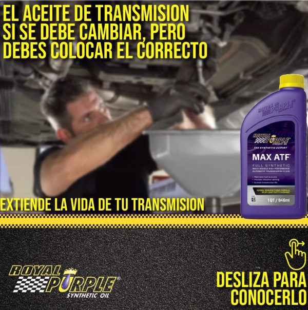 Aceite para Transmision Automatica Royal Purple MAX ATF 100% Sintetico - Image 3