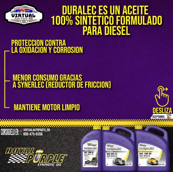 Aceite Heavy Duty Royal Purple HD 15W-40 Tecnologia Sintetica - Image 7