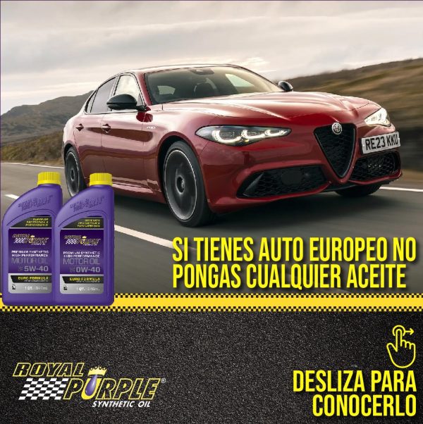 Aceite Royal Purple Euro Formula 5w-40 High Performance 100% Sintetico - Image 4