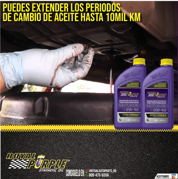 Aceite Royal Purple Euro Formula 0w-40 High Performance 100% Sintetico - Image 3