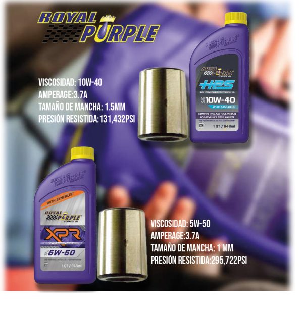 Aceite Royal Purple HPS 10w-40 100% Sintetico - Image 4