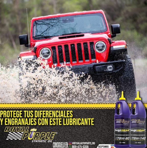 Grasa Royal Purple Max Gear para Engranajes(Diferencial/Transmision) 75w90 100% Sintetico - Image 2