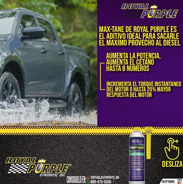 Aditivo Royal Purple MAX TANE Diesel Cetano - Image 6