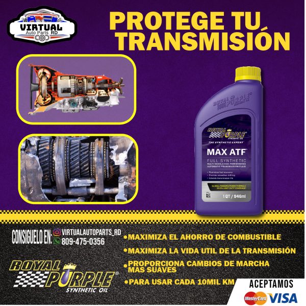 Aceite para Transmision Automatica Royal Purple MAX ATF 100% Sintetico - Image 9