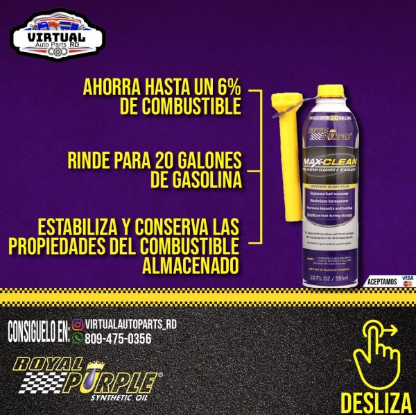 Aditivo Combustible Royal Purple MAX CLEAN - Image 4