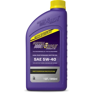 Aceite Royal Purple Euro Formula 5w-40 High Performance 100% Sintetico