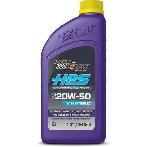 Aceite Royal Purple HPS 20w-50 100% Sintetico