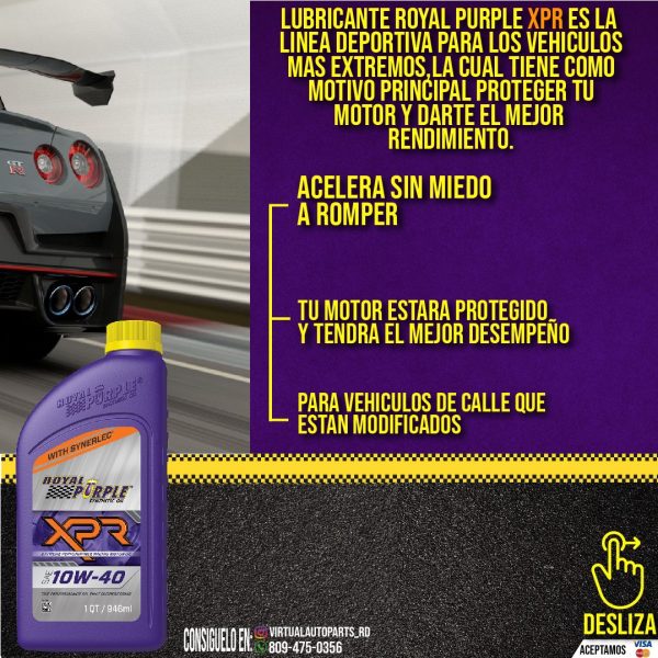 Aceite Royal Purple XPR 5w-40 - Image 12
