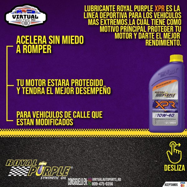 Aceite Royal Purple XPR 5w-40 - Image 13