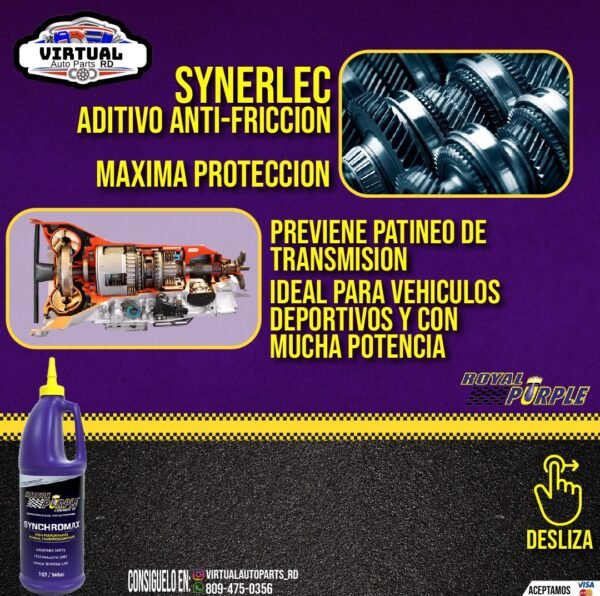Aceite para Transmision (Mecanica/Transfer) Royal Purple Synchromax - Image 3